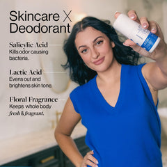 Bodywise deodorant roll-on aluminum-free formula designed for gentle, daily protection.
