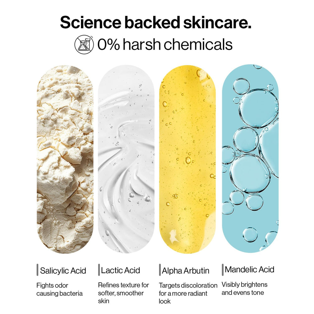 Bodywise deodorant roll-on featuring probiotic toner benefits for fresh-feeling skin.