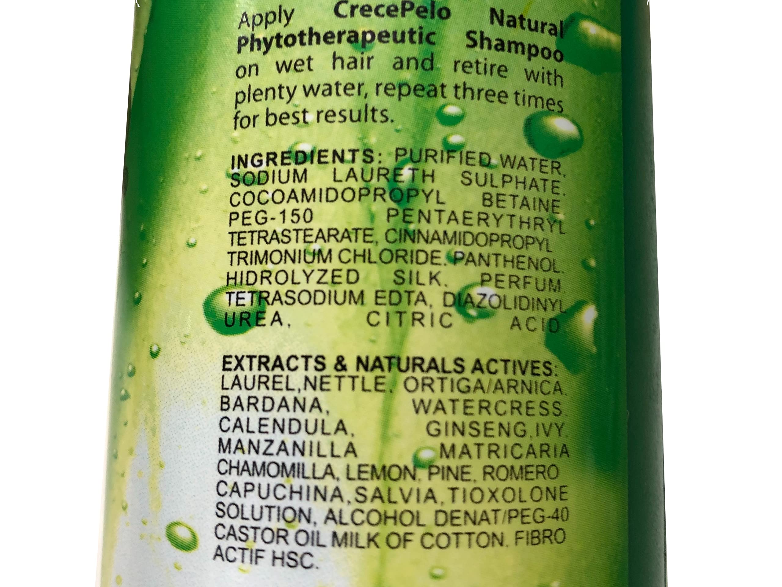 BOÉ COSMETICS Hair Growth Kit close-up label for easy identification.