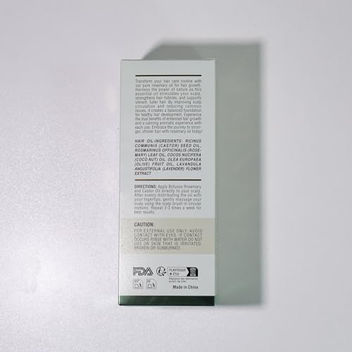 Bofuoos natural hair-care routine with essential oils showcased.