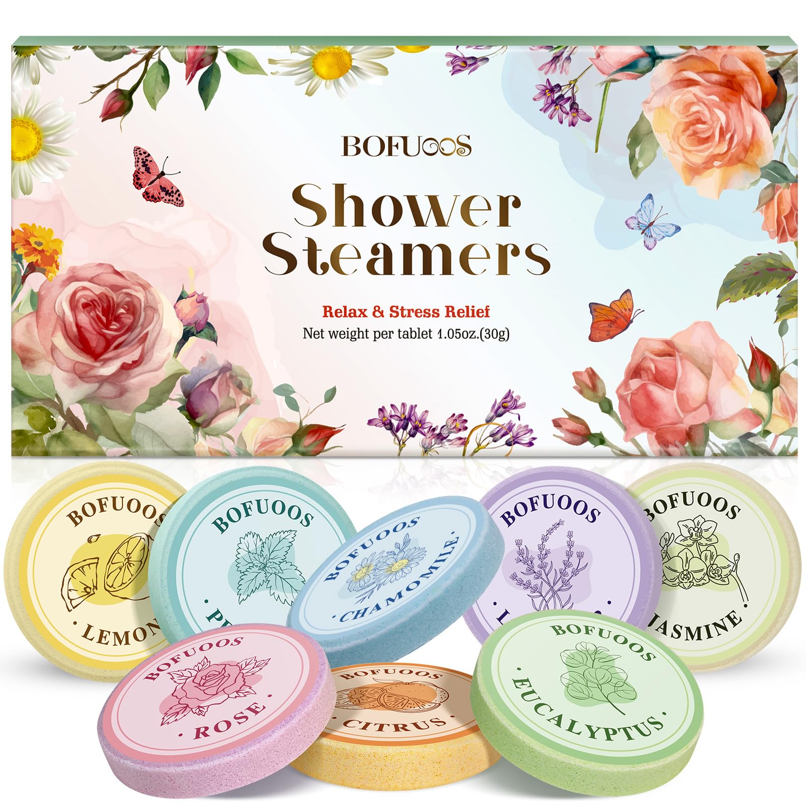 Bofuoos shower steamer lavender pack calms the senses for a spa like morning