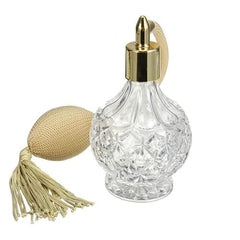 BOGZON 80ml crystal bottle side angle showcasing compact travel-ready design