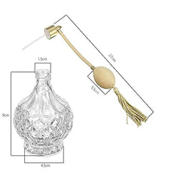 BOGZON crystal bottle gold spray nozzle conveys luxury and smooth application