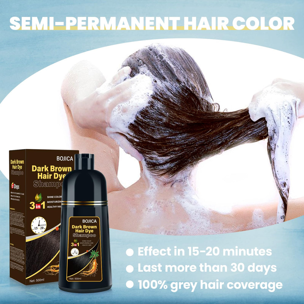 BOJICA formula with Argan Oil, Olive Oil, and Ginseng nourishes hair