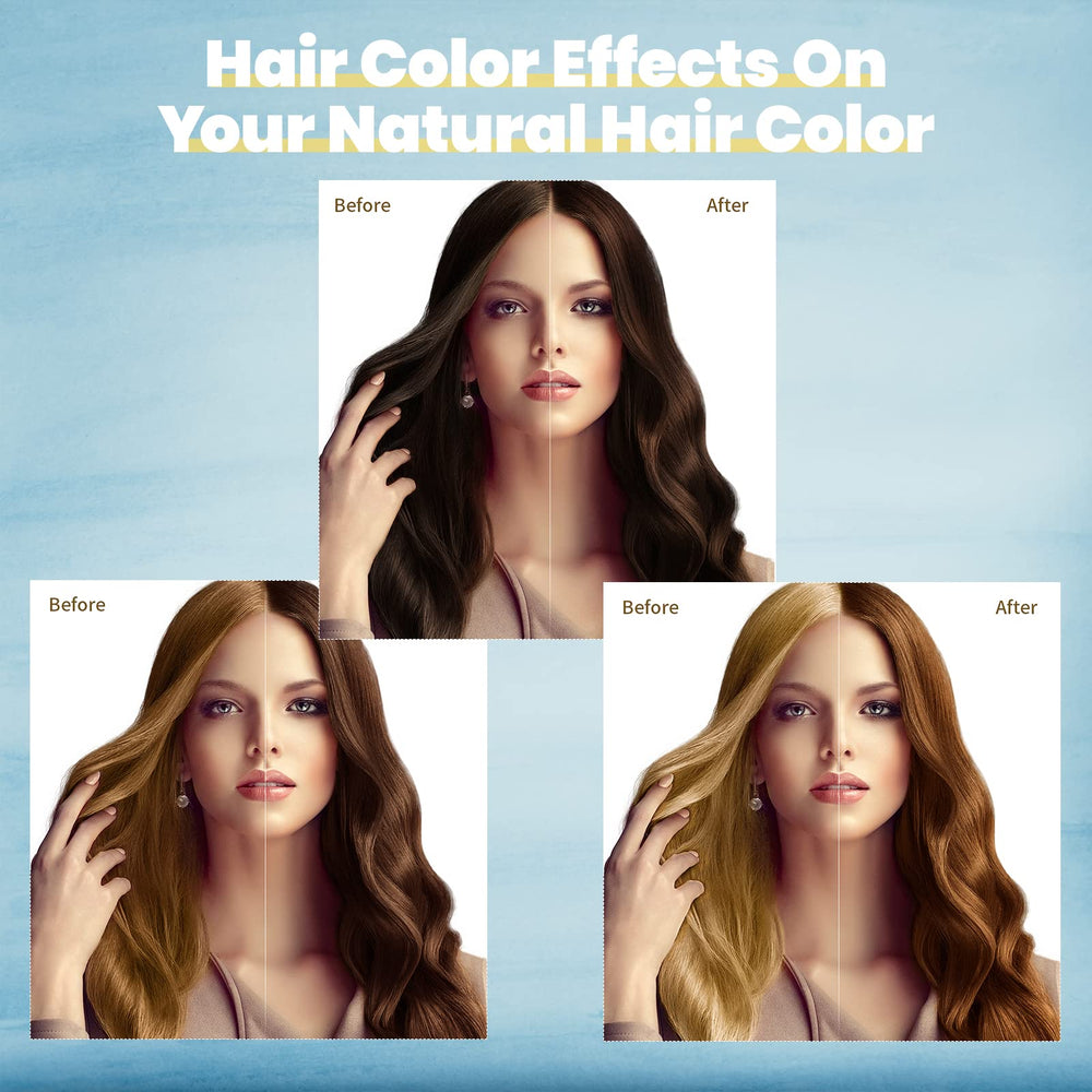 BOJICA hair dye shampoo achieves 100% gray coverage with rich dark brown color
