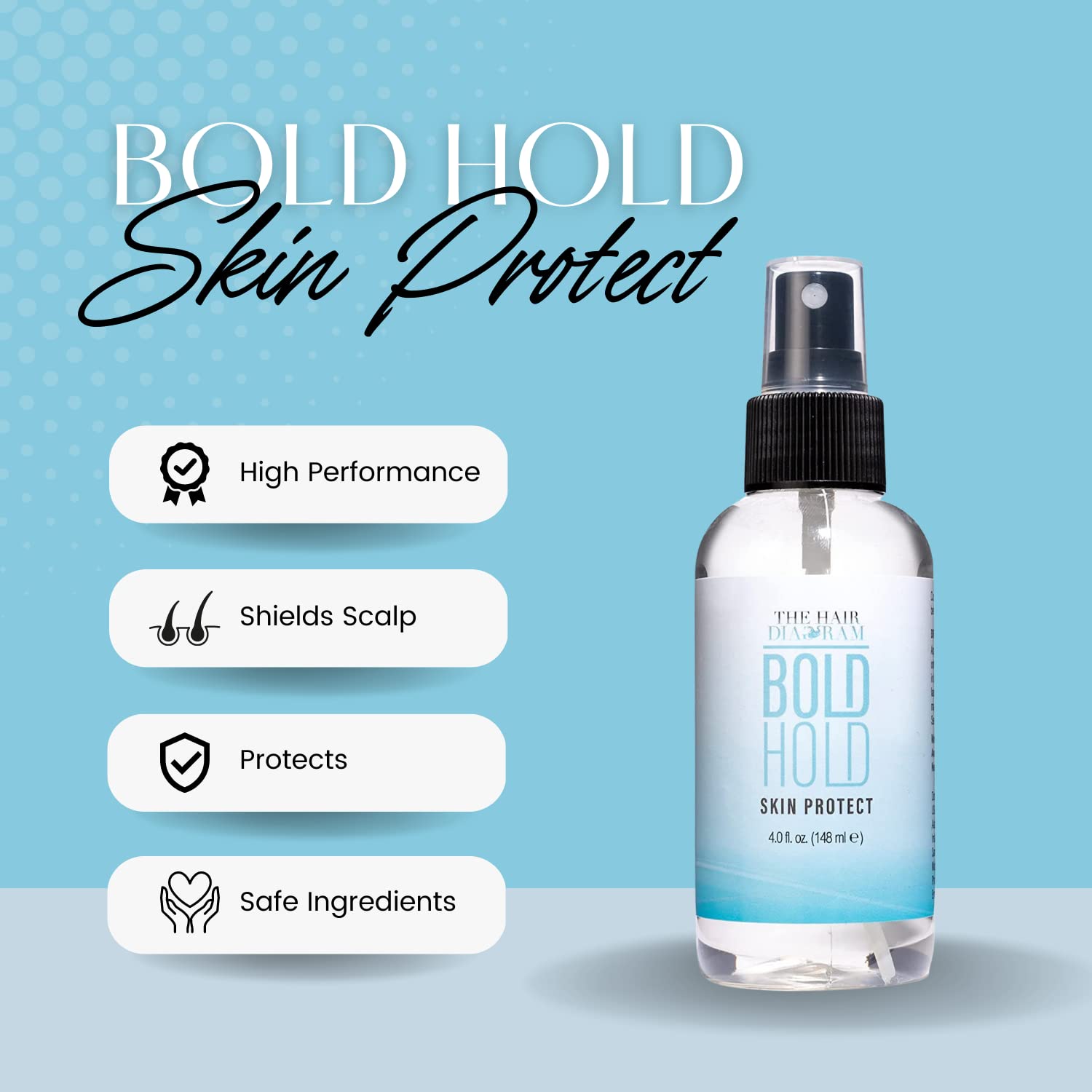 Bold Hold Skin Protectant application steps image shows easy protective layering before gluing.
