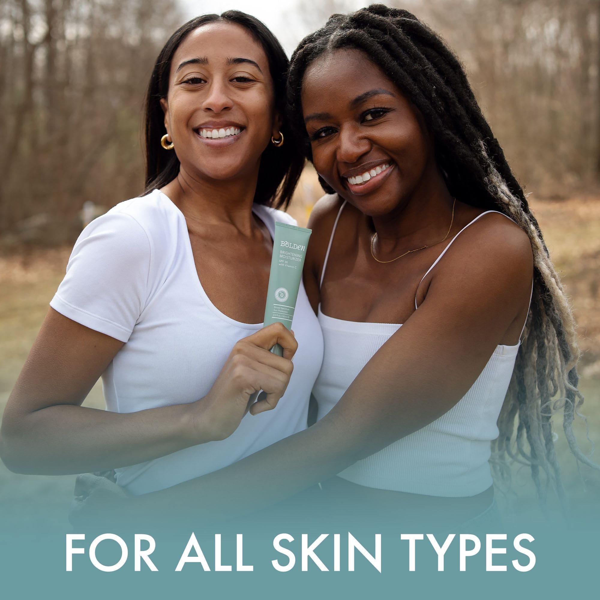 Bolden bottle with clean label signaling dermatologist-approved gentle care