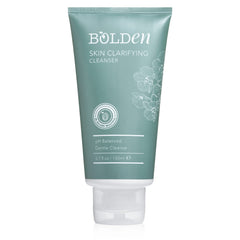 BOLDEN Skin Clarifying Cleanser bottle shows gel-to-foam transformation for deep cleansing