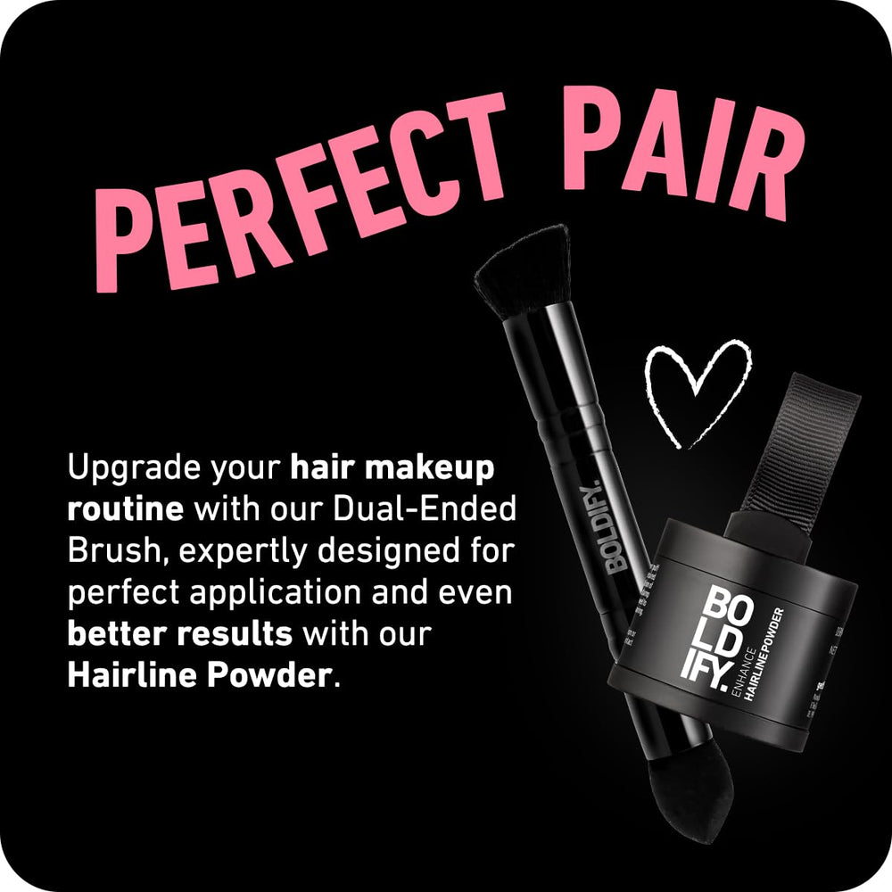Boldify concealer brush for hairline offers smooth blending and seamless integration.