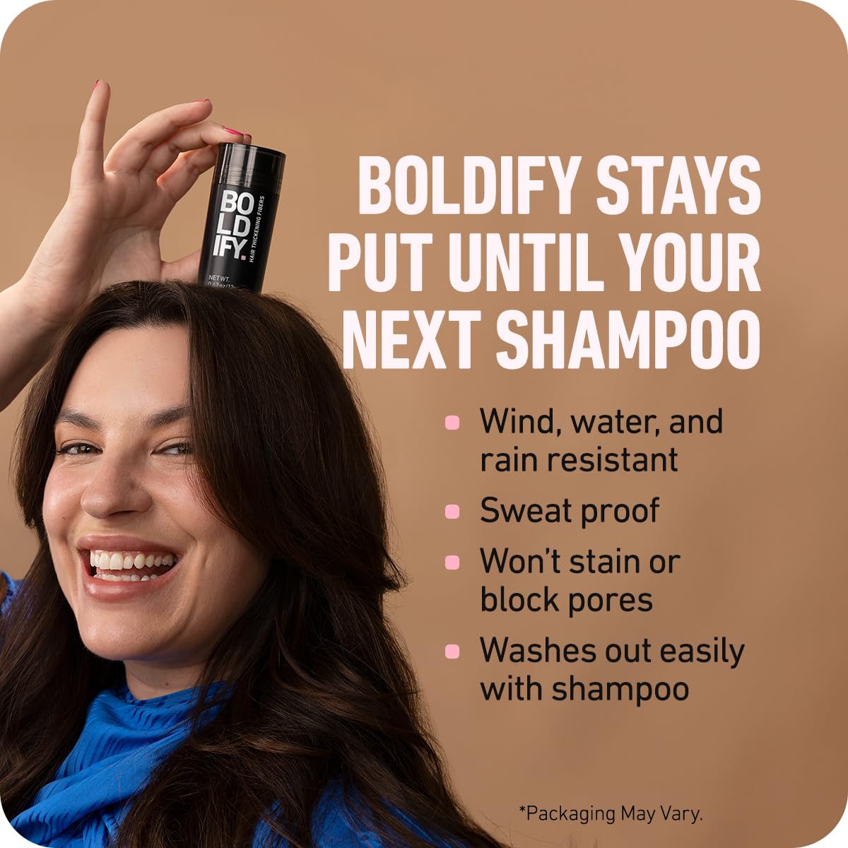 Boldify Cruelty-free formula closeup communicates ethical production quality