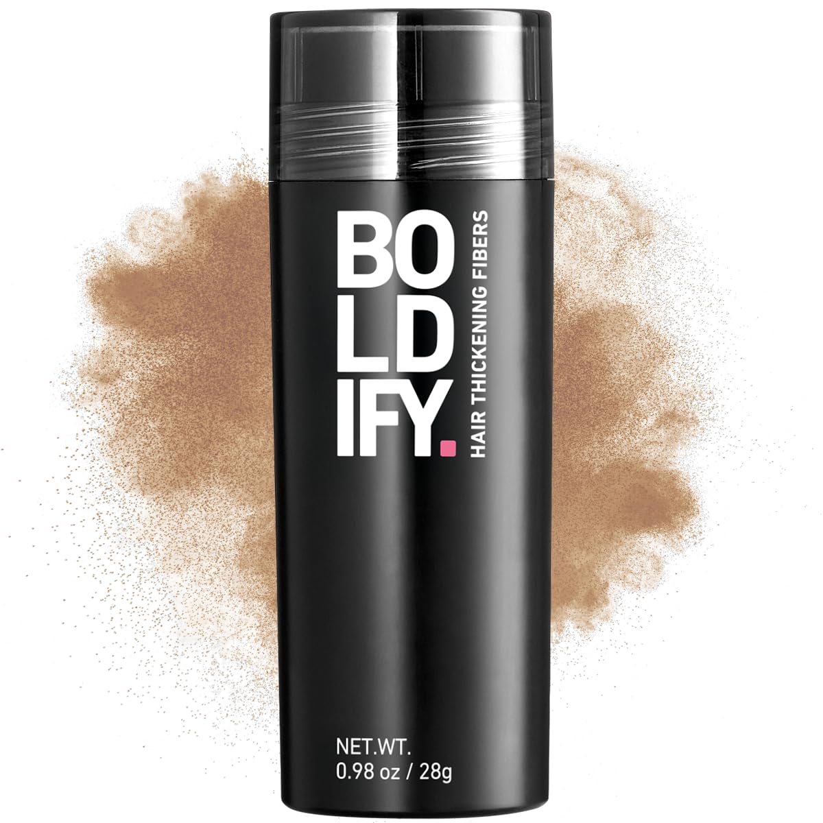 Boldify Hair Fibers crown-area coverage for natural fullness.