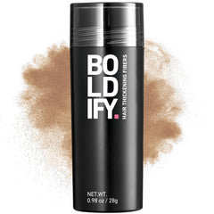 Boldify Hair Fibers crown-area coverage for natural fullness.
