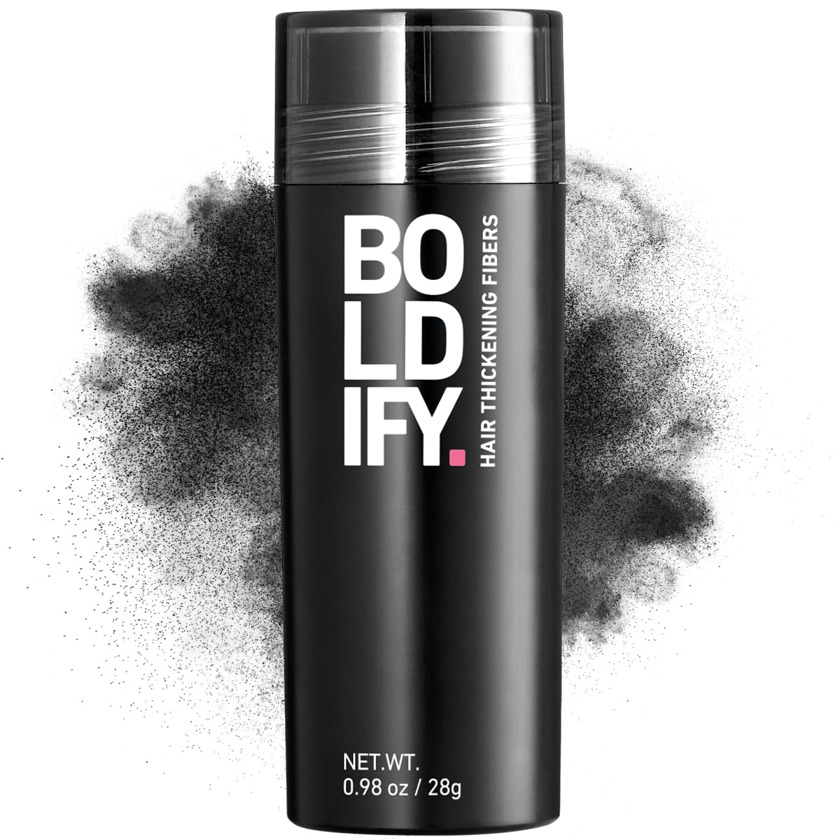 Boldify Hair Fibers crown-application for a fuller look