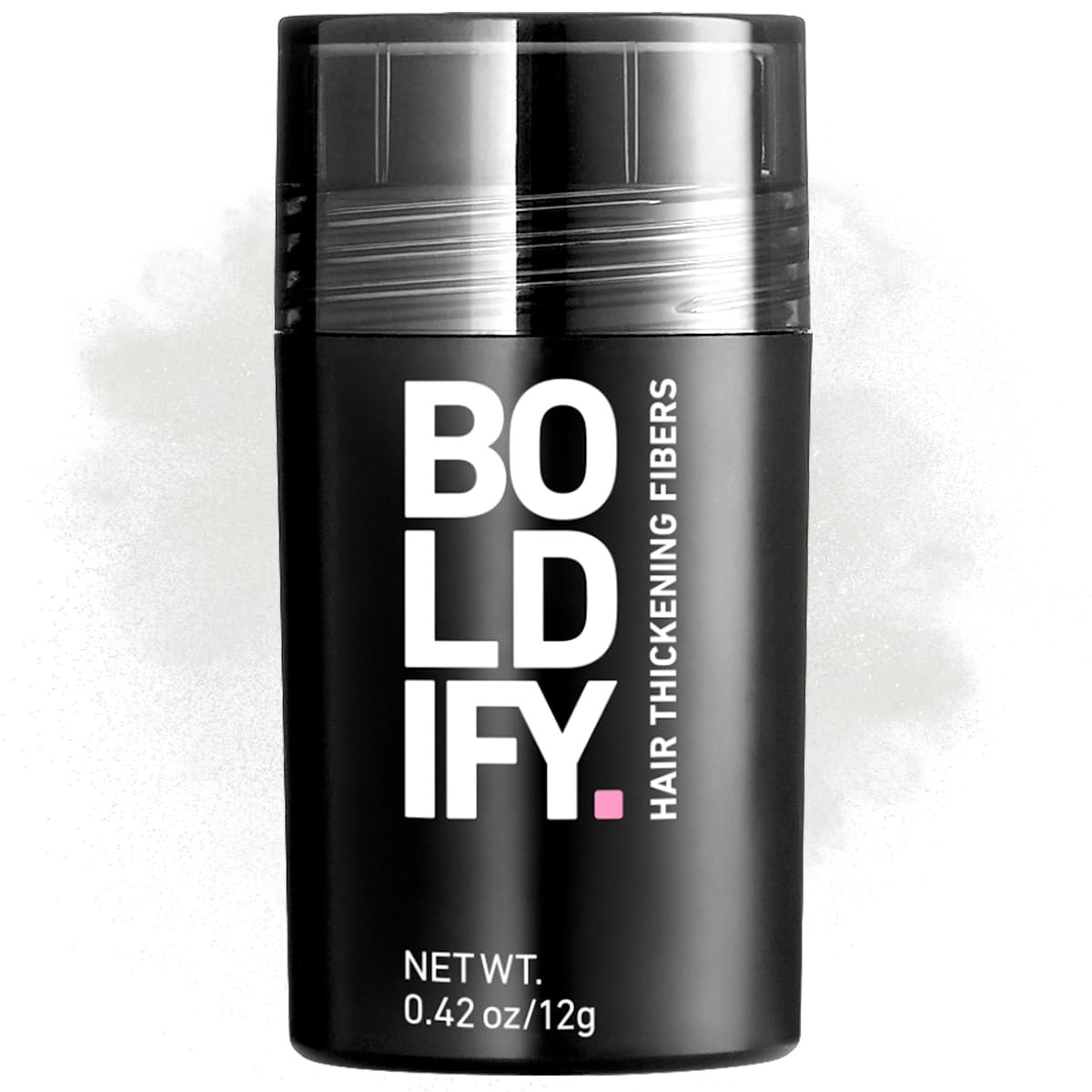 Boldify Hair Fibers crown area for instant fullness and natural blend
