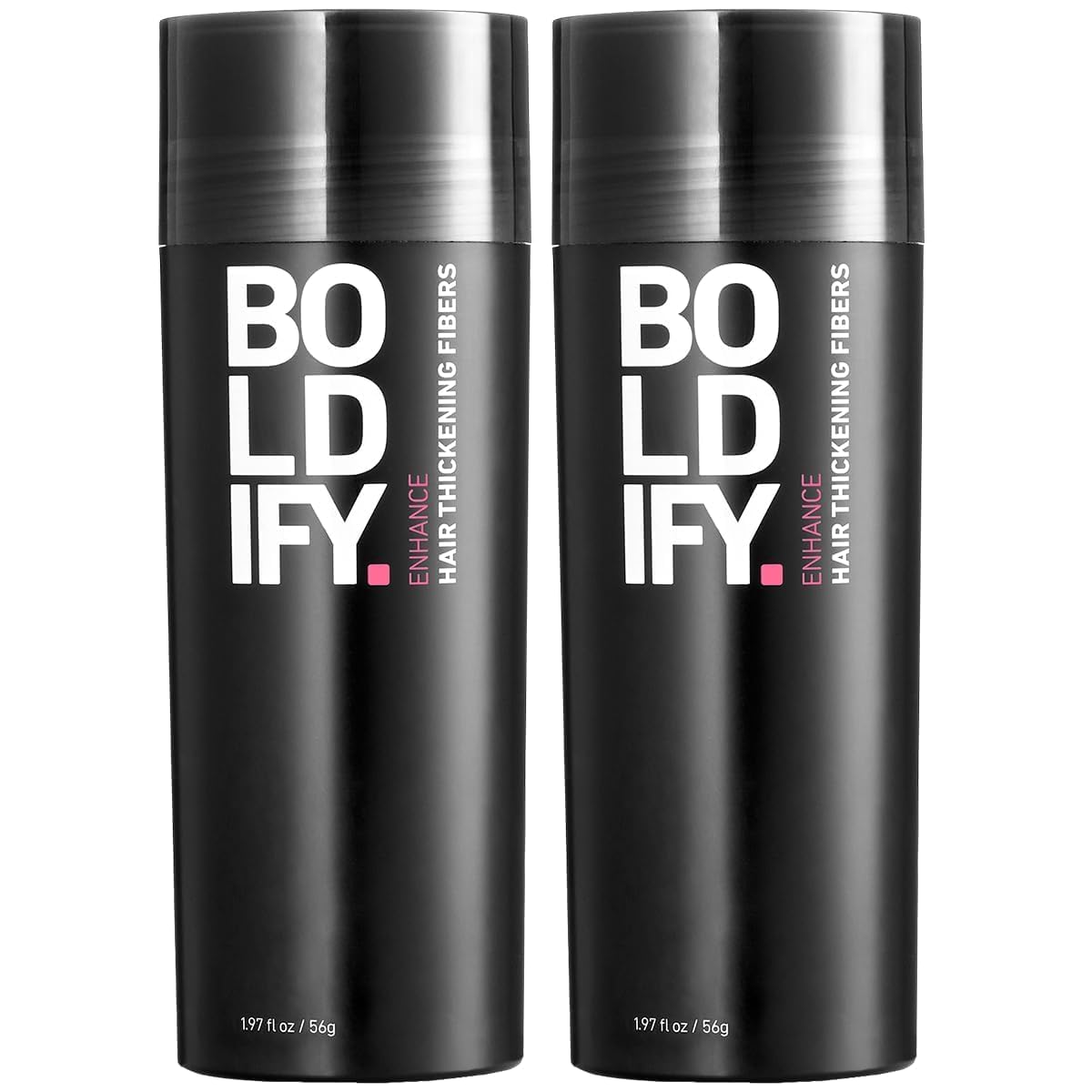Boldify Hair Fibers crown coverage shows instant fullness with natural blend