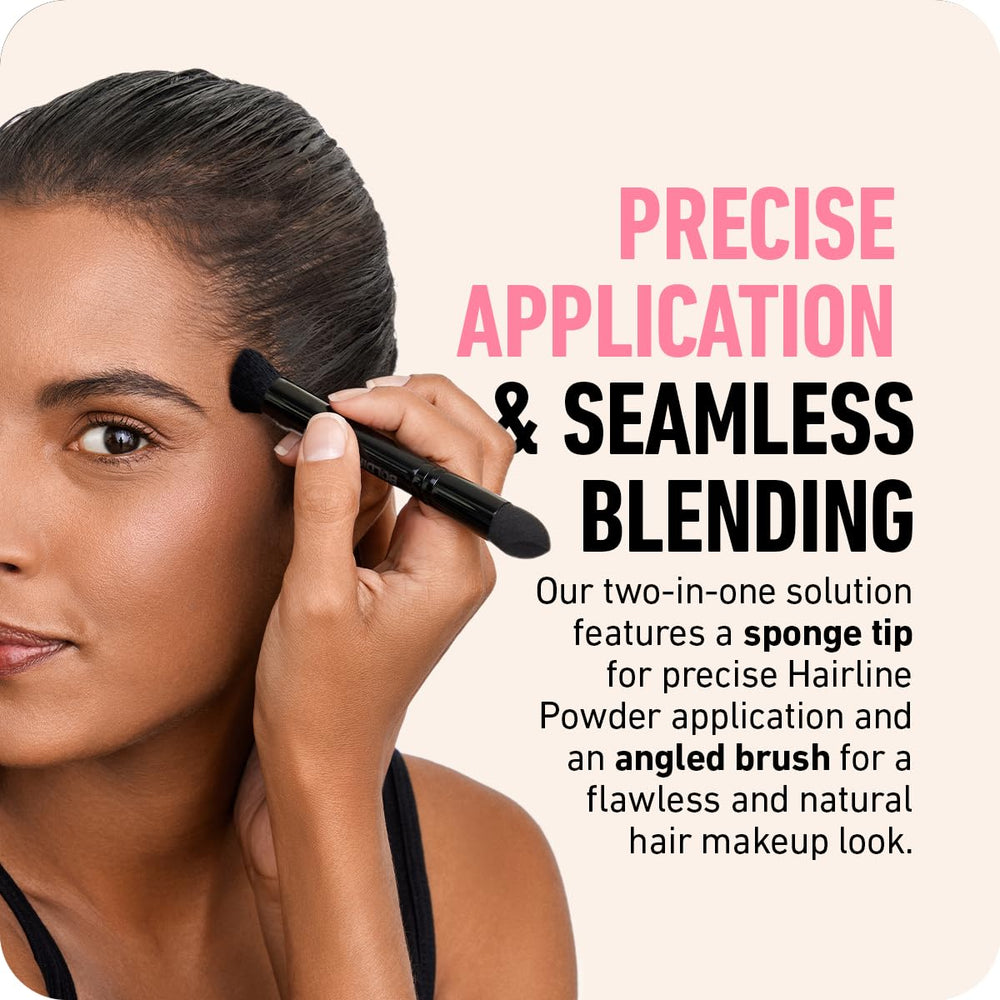 Boldify hairline brush sponge tip enables precise application on sparse areas.