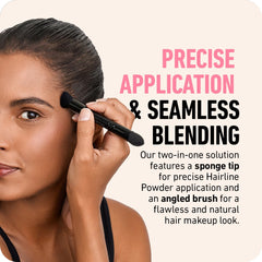 Boldify hairline brush sponge tip enables precise application on sparse areas.