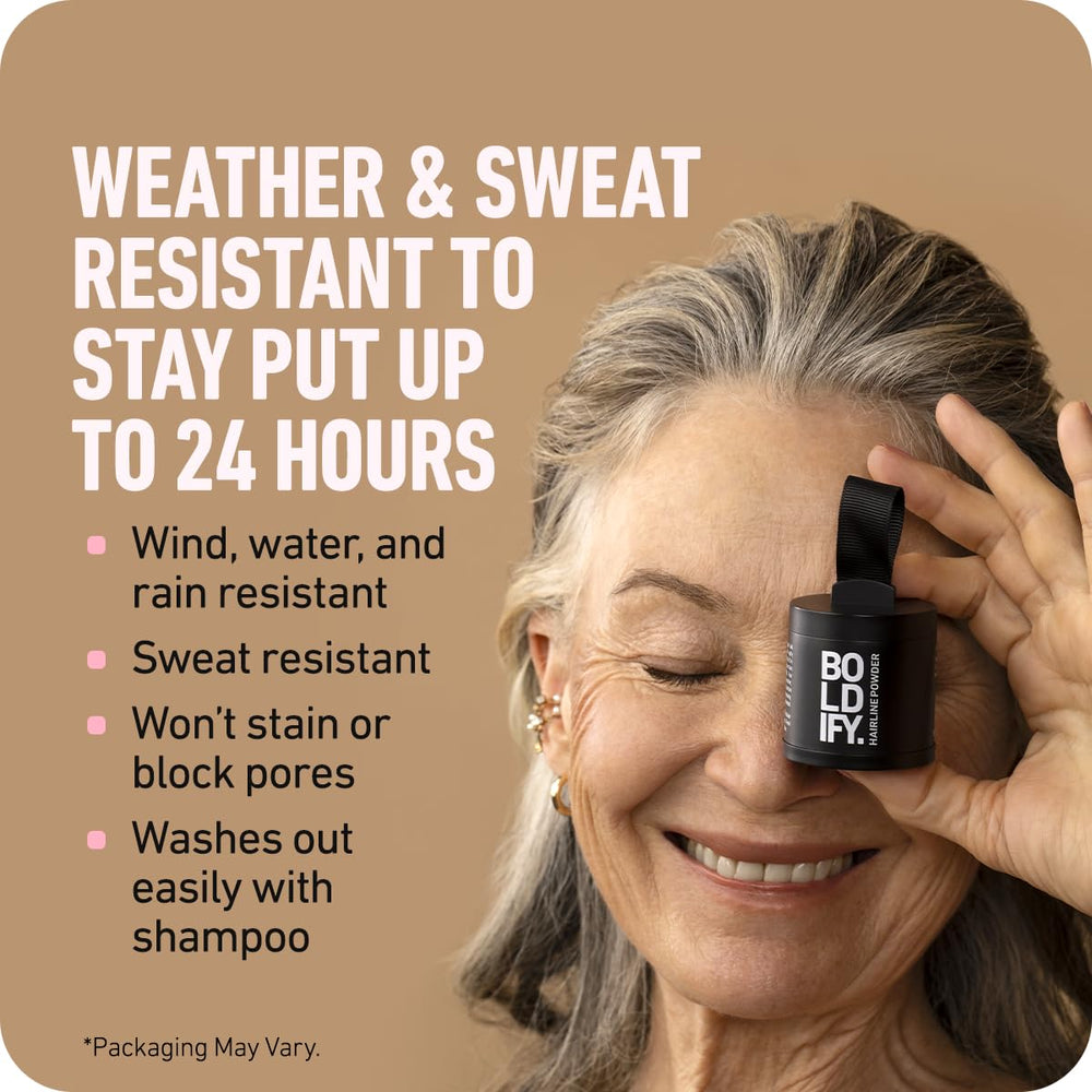 Boldify coverage lock demonstrating 24-hour stain-proof performance.