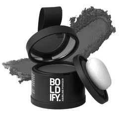 Boldify Hairline Powder compact closeup for precise root touch ups