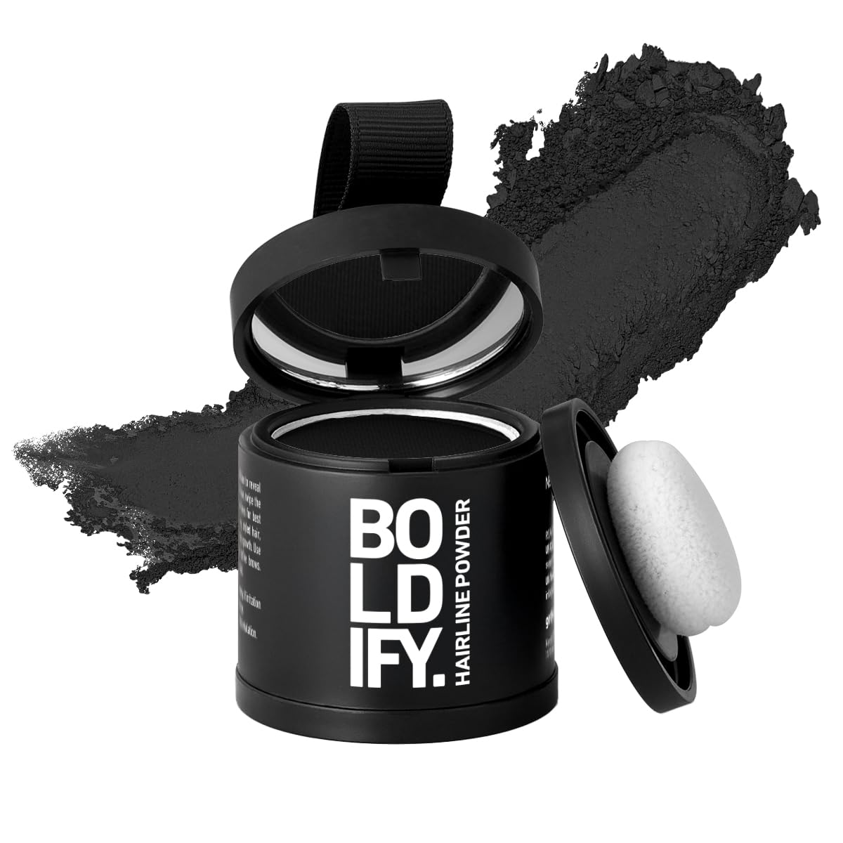 Boldify Hairline Powder compact mirror for on the go root touch ups