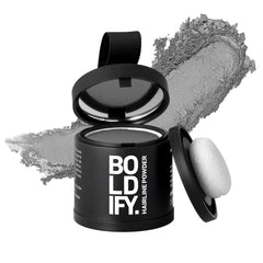 Boldify Hairline Powder compact travel kit demonstrates mess-free on-the-go coverage.