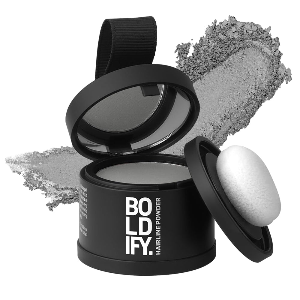 Boldify Hairline Powder compact for easy root touch up and gray coverage