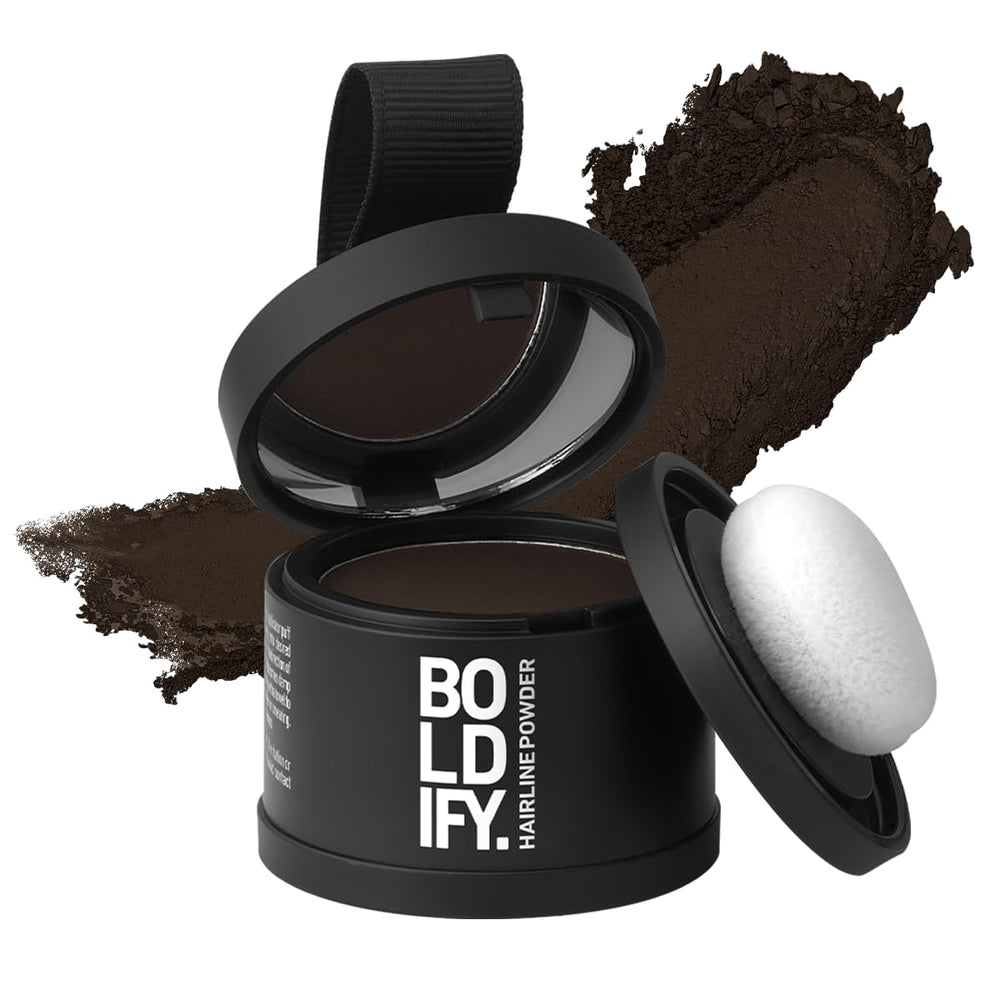 Boldify Hairline Powder packaging showing a compact design for travel and on-the-go coverage