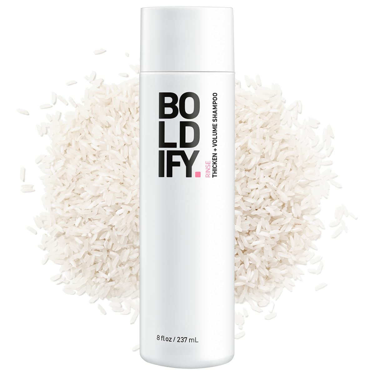Boldify Thickening Shampoo rice water bottle helps oil control for a refreshed scalp