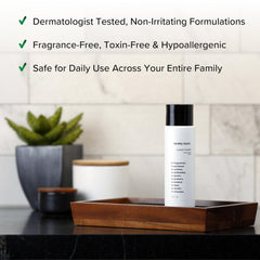 Application shot of the conditioner pump offering easy, unscented daily use.