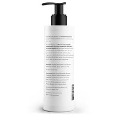 Boldly Basic Fragrance Free Body Wash label closeup highlights fragrance-free, toxin-free ingredients