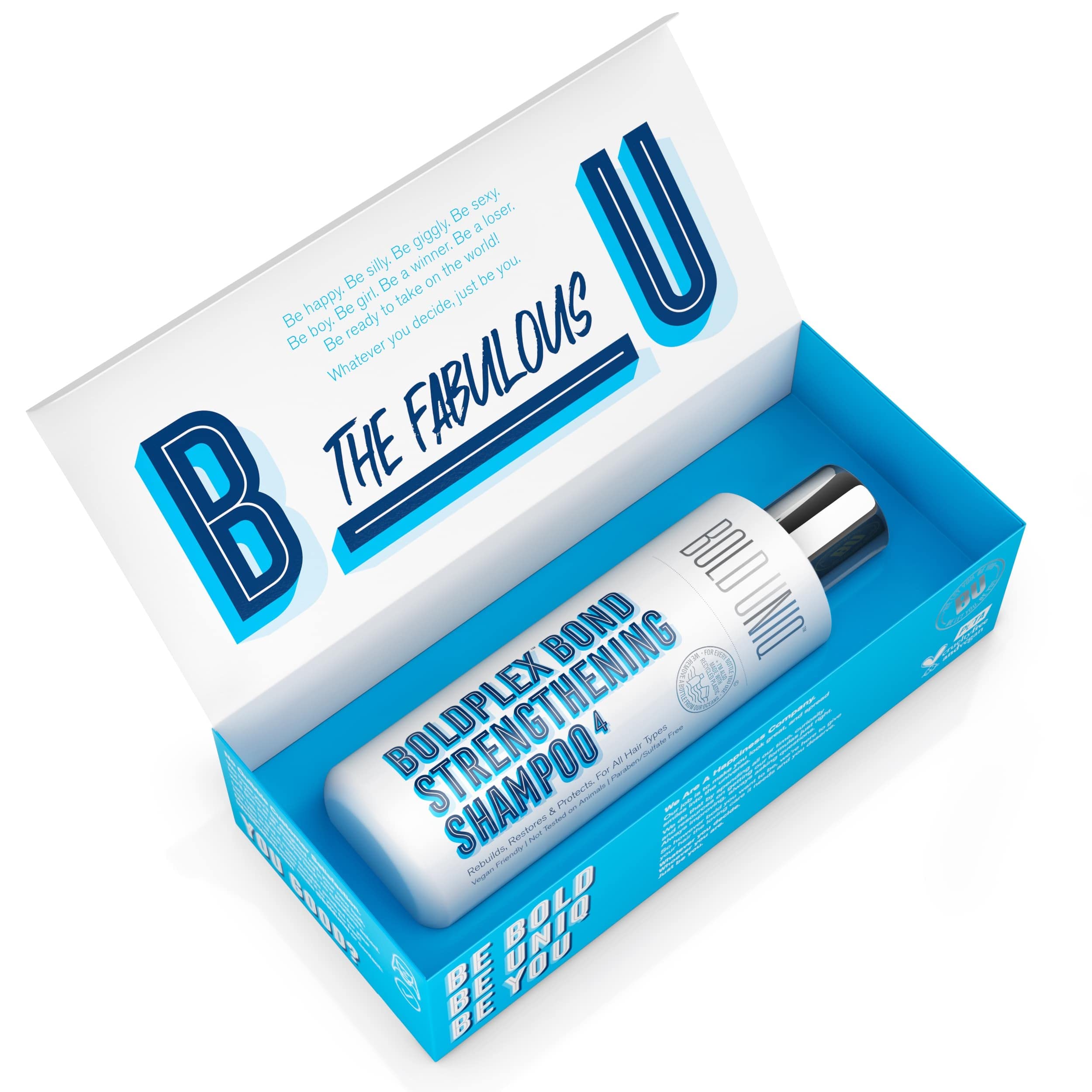 BoldPlex 4 Bond shampoo final styling result shows smoother, frizz-controlled hair.