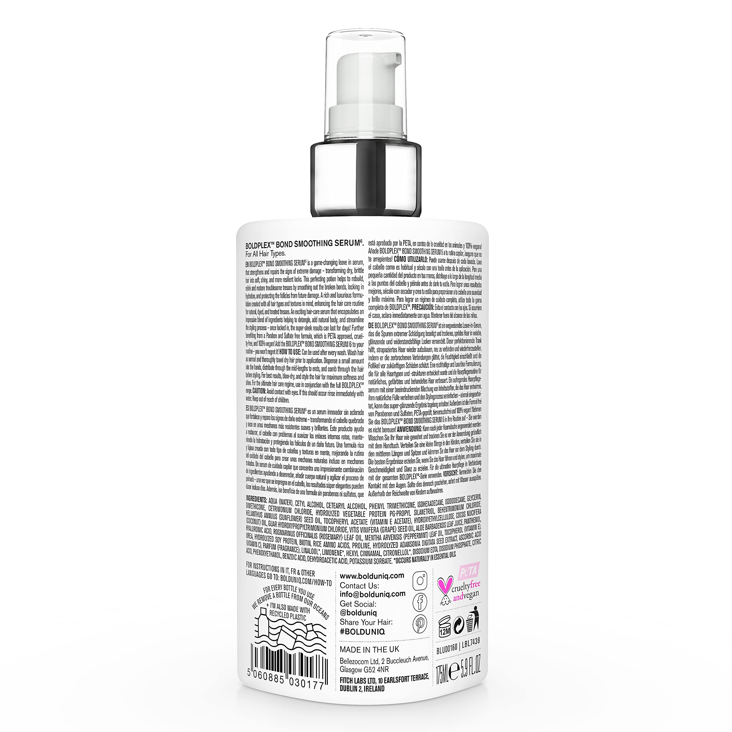 Bold UNIQ Boldplex 6 serum close up highlights hydrating protein repair benefits