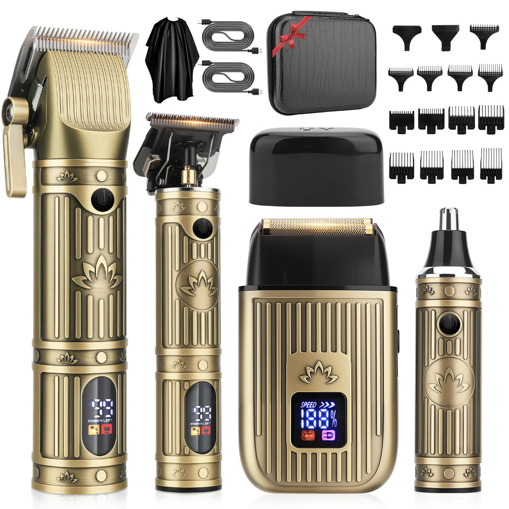 Bomxin hair clippers professional kit for versatile home grooming