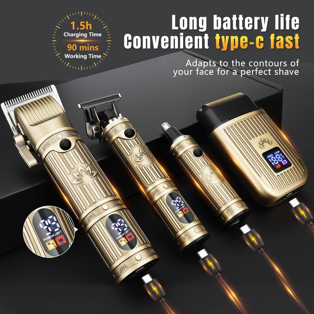 Bomxin USB rechargeable clippers for cordless use anywhere