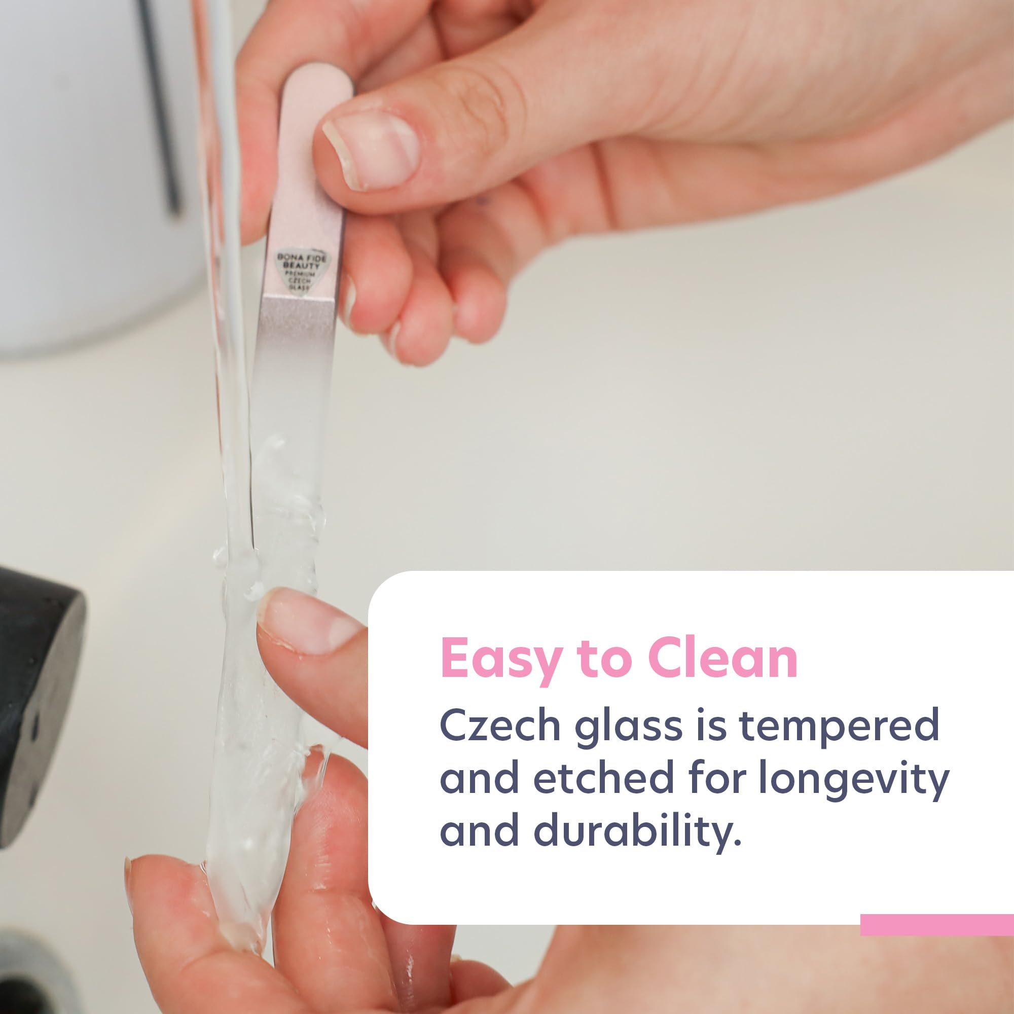 Bona Fide Beauty glass tools care guide for durable, hygienic use