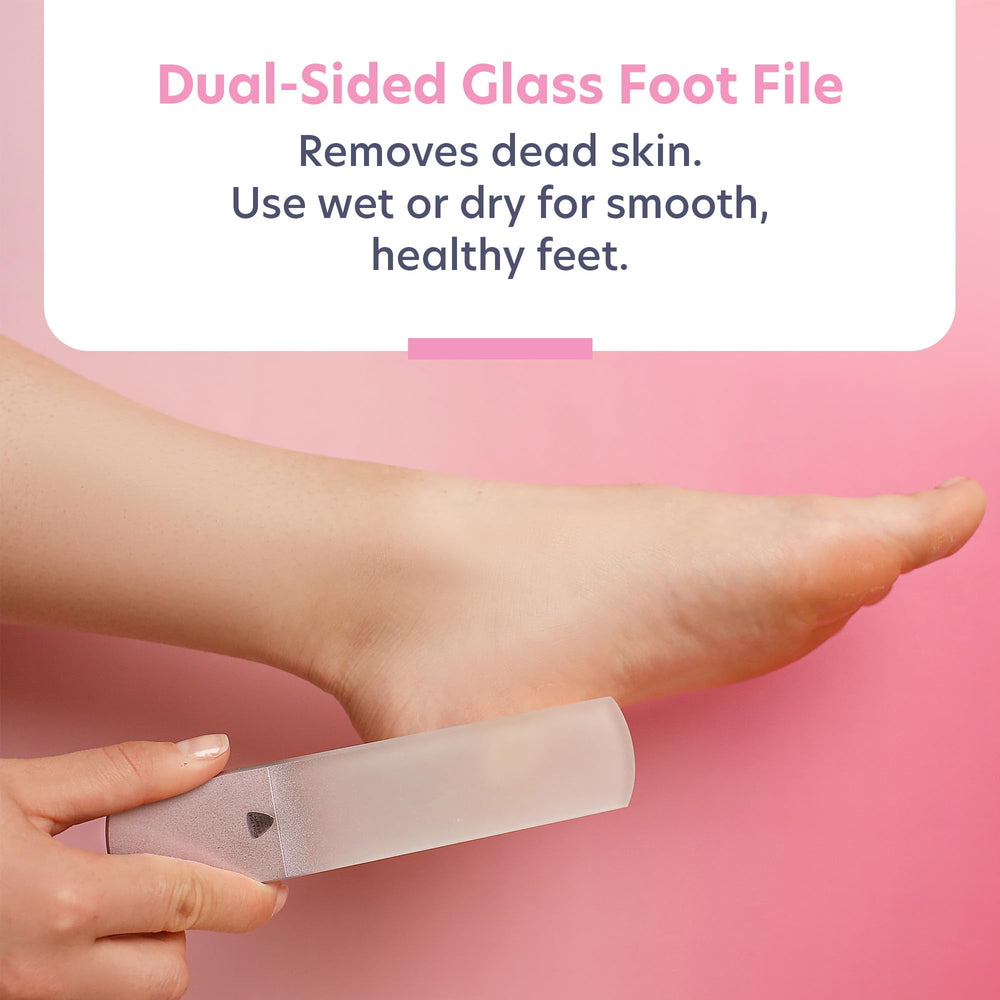 Bona Fide Beauty rose-gold nail care set for elegant at-home routines