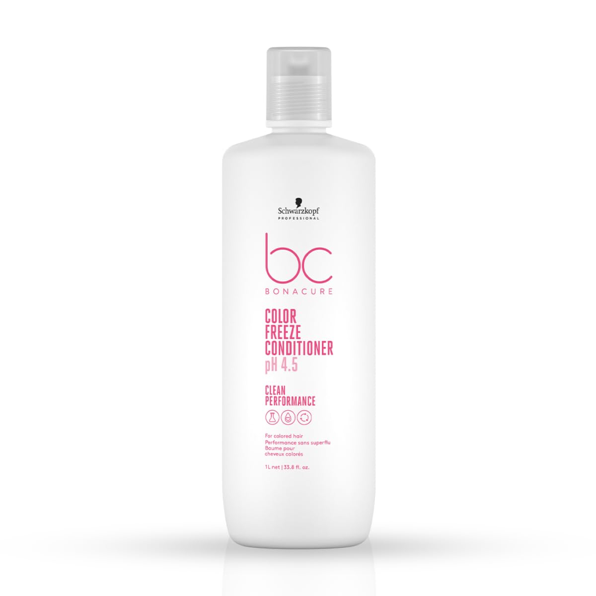 Schwarzkopf Bonacure Color Freeze Conditioner bottle pour for color-safe conditioning.