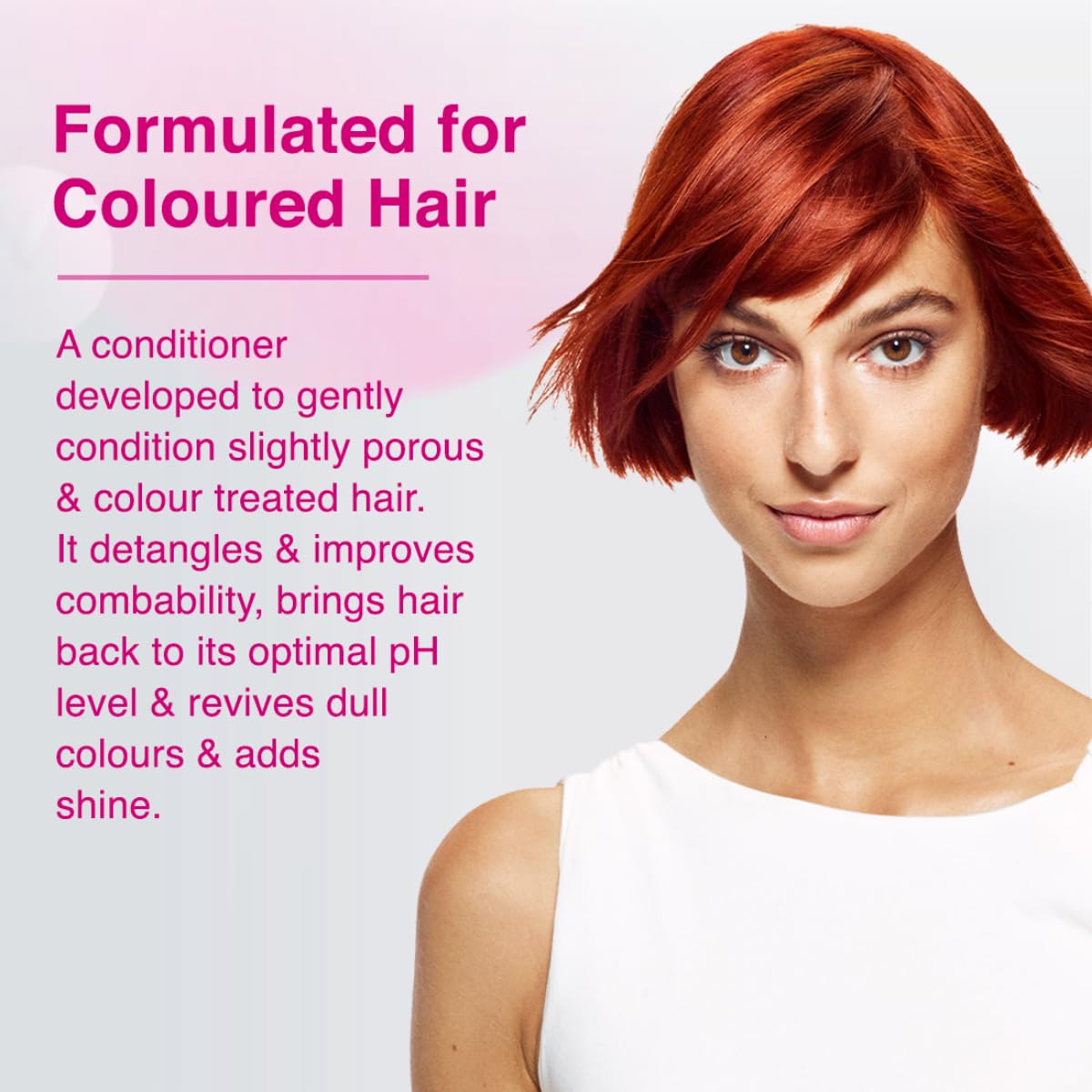 Schwarzkopf Bonacure Color Freeze Conditioner on display in a salon setting.