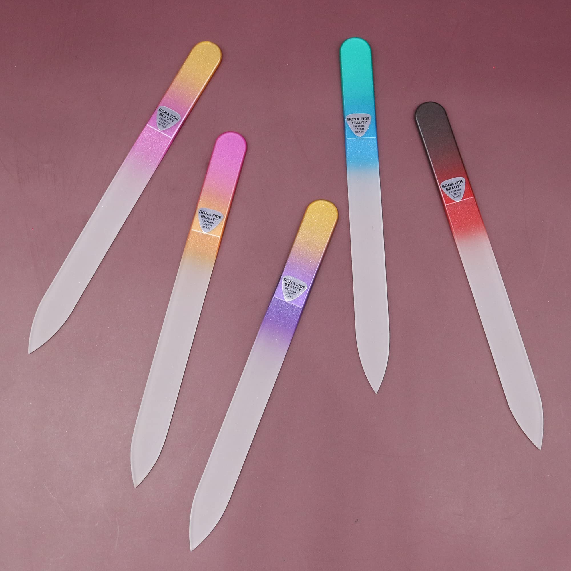 Bona Fide Beauty Czech glass file set wash under cool water cleaning