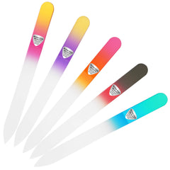 Bona Fide Beauty Czech glass file set packaging display for bulk purchase