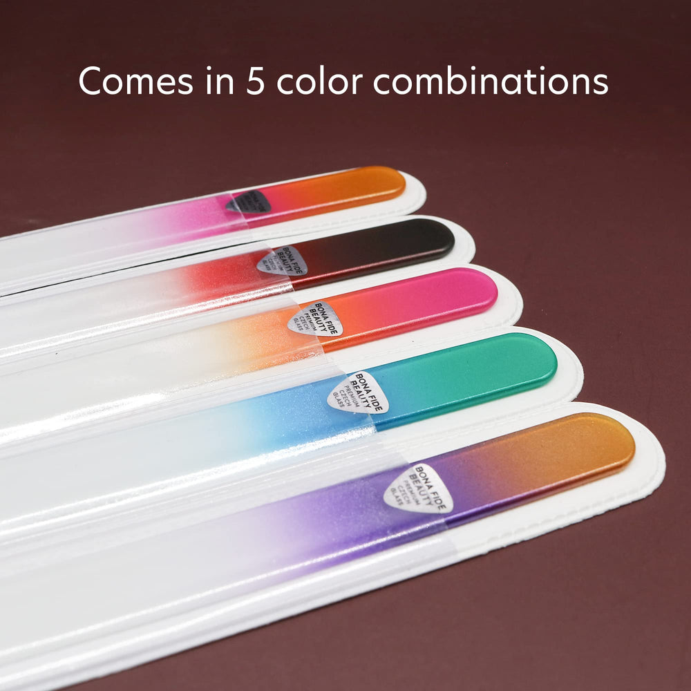 Bona Fide Beauty Czech glass file set tempered glass durability