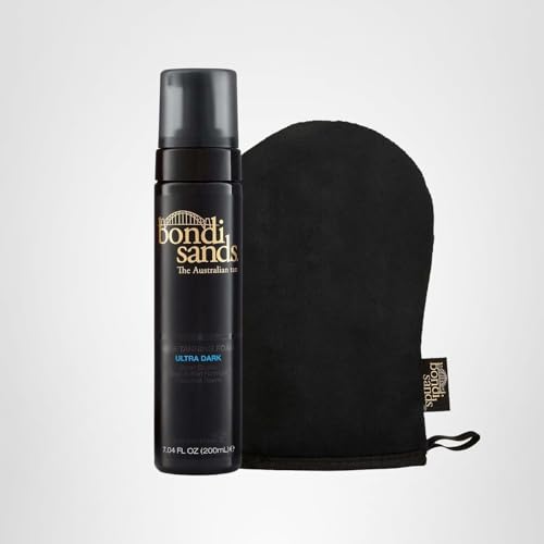 Bondi Sands product box and kit image conveys premium, beginner-friendly tan solution.