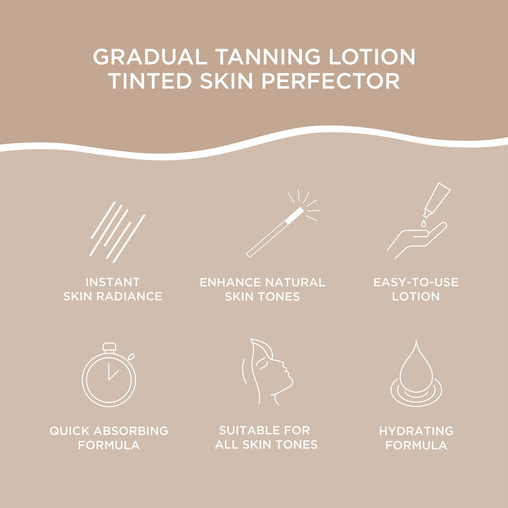 Bondi Sands Gradual Tanning Lotion hands image emphasizes washing after application.