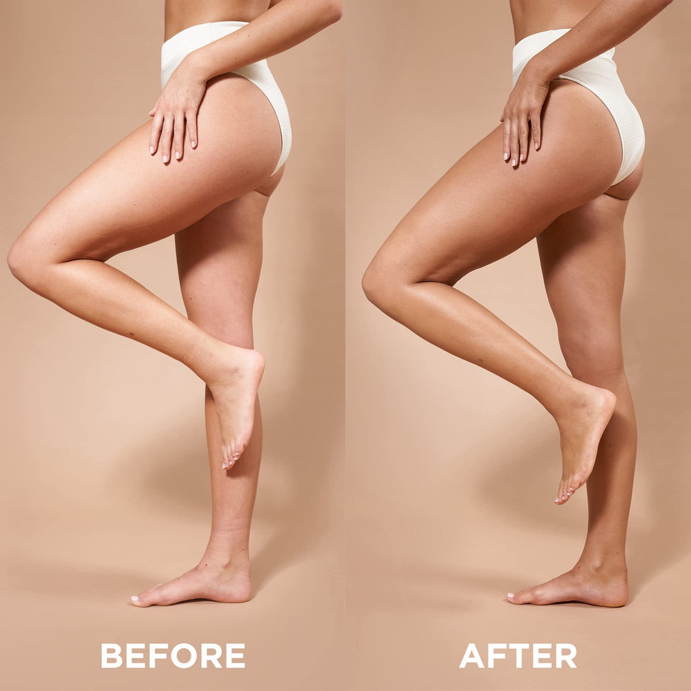 Bondi Sands Gradual Tanning Lotion texture close-up shows creamy, hydrating consistency.
