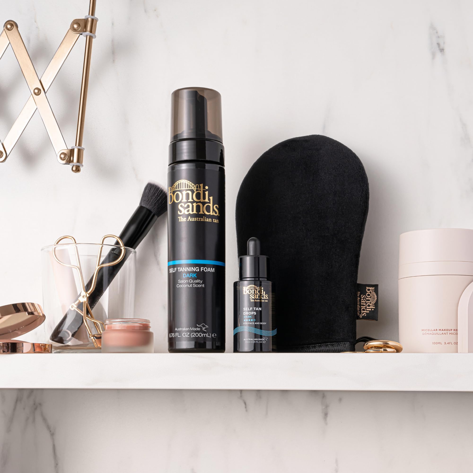 Bondi Sands Self Tan Drops Dark body application for even bronze tone.