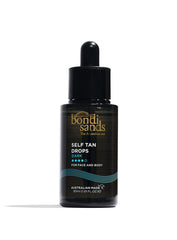 Bondi Sands Self Tan Drops Dark bottle pour for easy mixing.