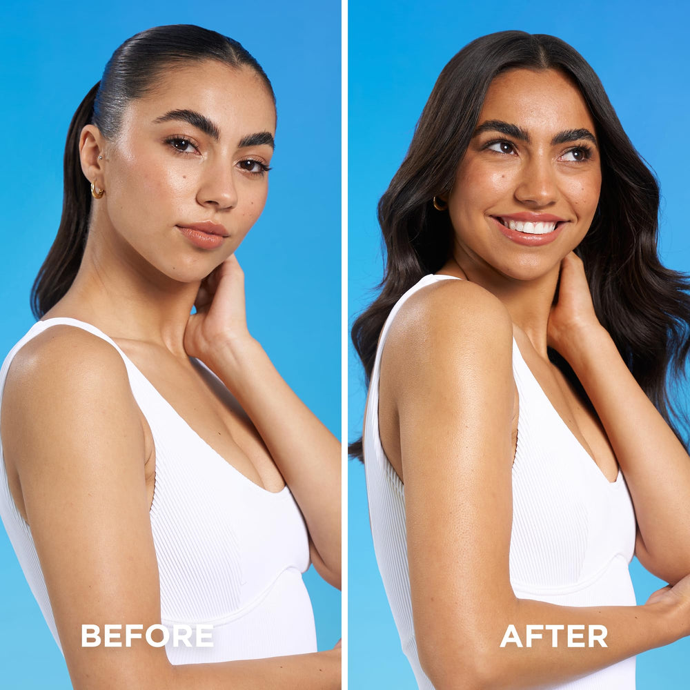 Bondi Sands Self Tan Drops Dark being mixed into moisturizer for customizable glow.