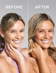 Bondi Sands Technocolor Face Serum texture swatch showing lightweight serum