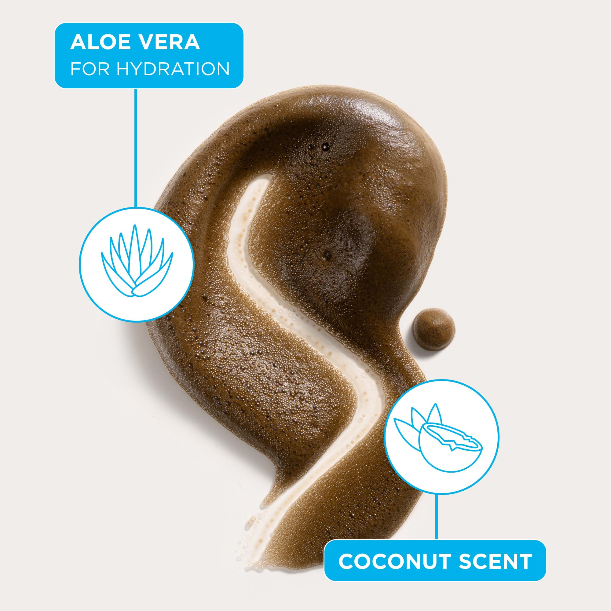 Bondi Sands self tanning foam image highlights aloe vera and coconut for hydrated glow.