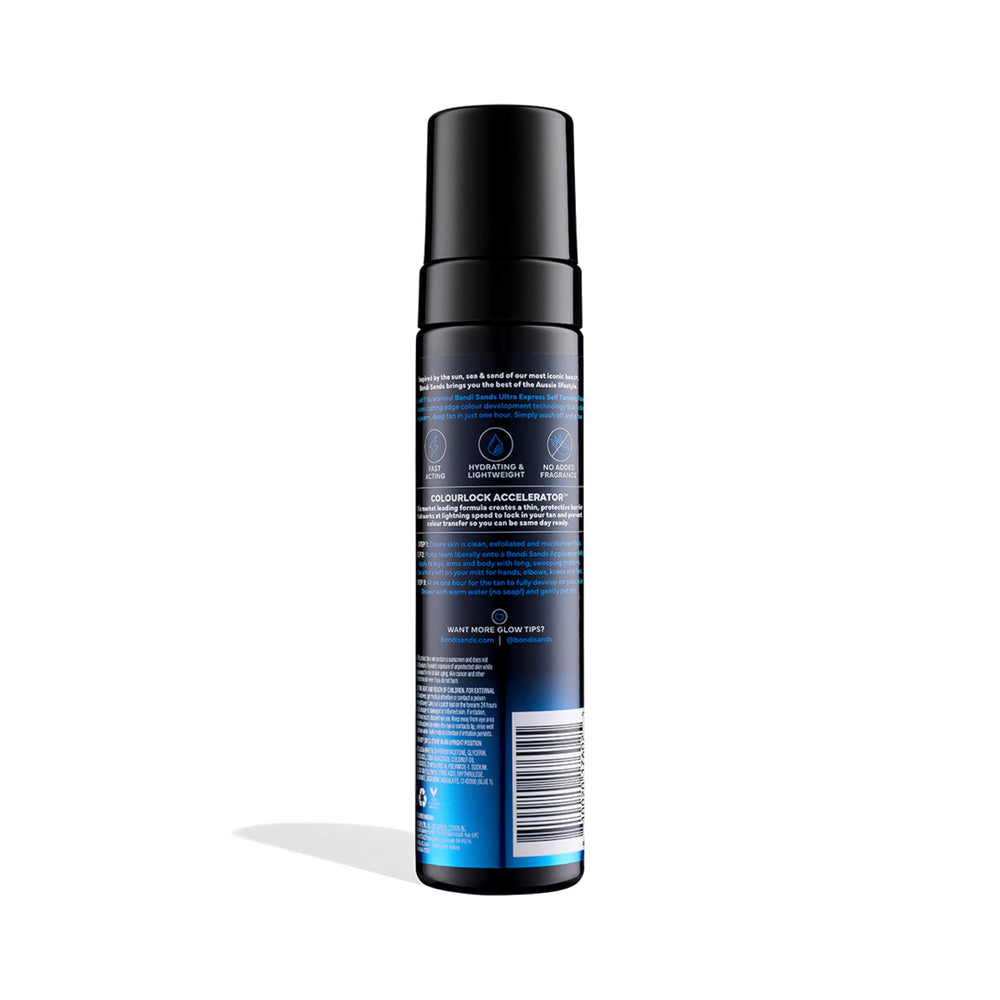 Ultra Express Bondi Sands Ultra Express Self-Tanning Foam – Fast 1-Hour Color, Fragr ...